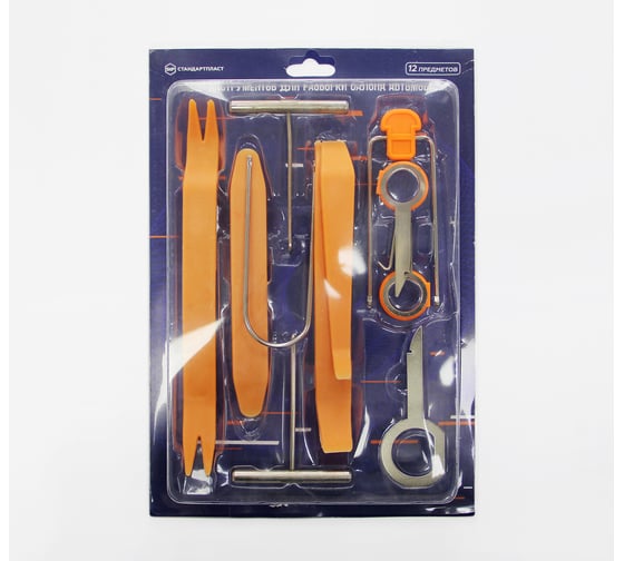 Изображение товара Набор инструментов для разборки салона автомобиля STP (12 предметов) 54557