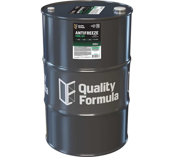Изображение товара Антифриз Quality Formula ANTIFREEZE QF COOL G11, 220кг 430110177