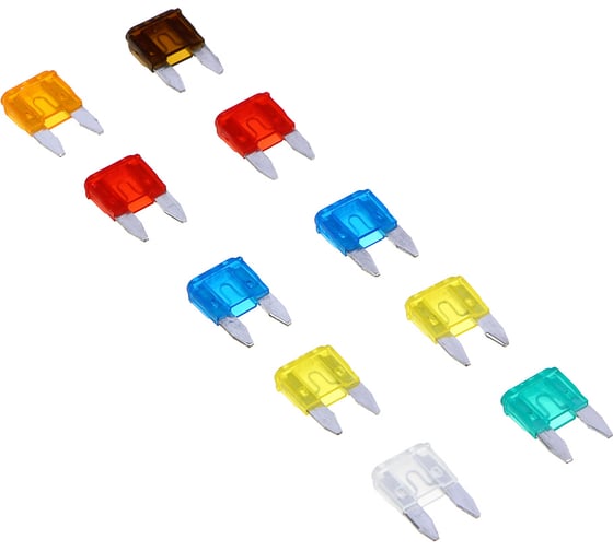 Изображение товара Предохранители флажковые NEW GALAXY NG MINI 5-30 А, набор 10 шт 967-002