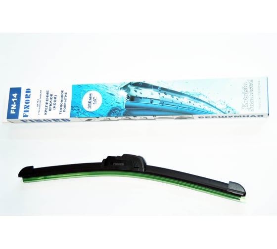 Изображение товара Щетка стеклоочистителя бескаракасная FINORD с тефлоновым покрытием № крепление крючок 14 (350 мм) для а/м 2121 НИВА 4x4; УАЗ 3160; АЗЛК Москвич 2140 FN-14