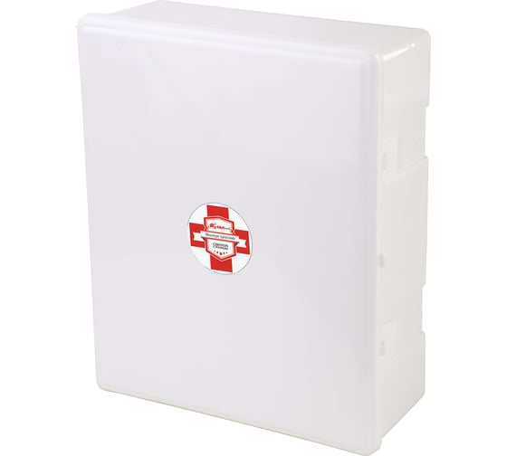 Изображение товара Аптечка первой помощи работникам ОФИСМАГ по приказу №262н, ВИТАЛФАРМ, пластиковый шкаф 54122 631431