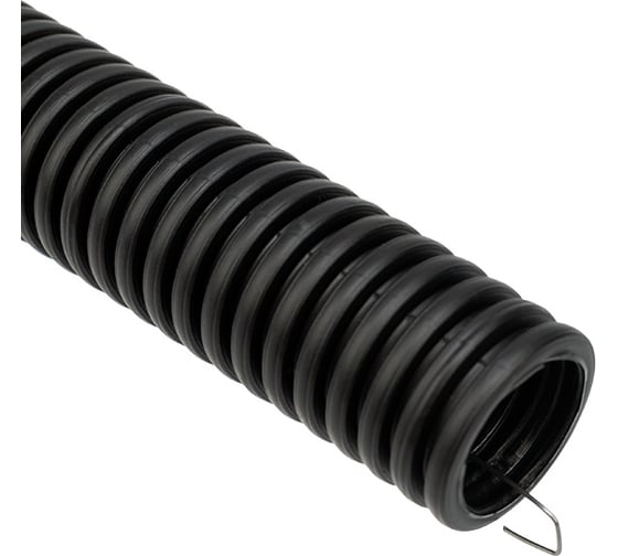 Изображение товара Гофрированная труба ПНД с зондом, REXANT d16 мм, 100 м 28-0016-3