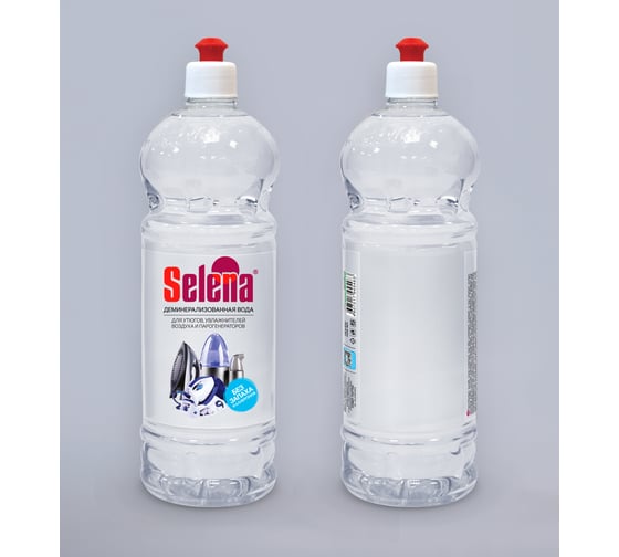 Изображение товара Вода для утюгов деминерализованная без запаха 1 л Selena БХ-56