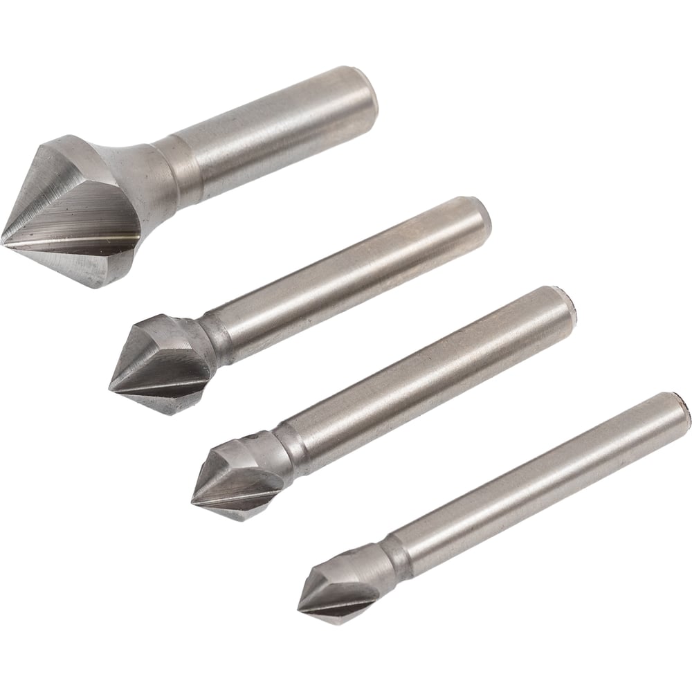 Изображение товара Набор зенковок 4 шт Bucovice Tools 6.3-16 мм HSS-E 740802