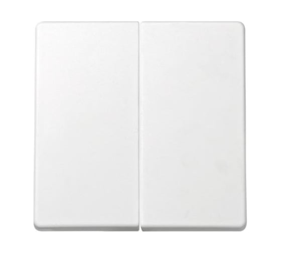 Изображение товара Клавиша Simon 2шт для выключателя двухклавишного, S73 Loft, белый 73026-60