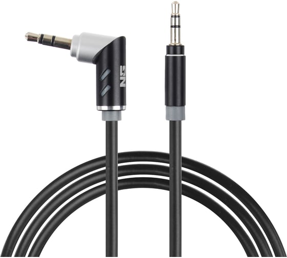 Изображение товара Кабель NEW GALAXY NG 3.5мм mini Jack-mini Jack, 1м, оплетка TPE, поворотный штекер, пластик 788-031