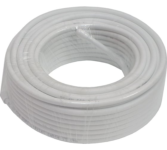 Изображение товара Коаксиальный кабель DORI RG-6 U белый CCA 20м, шт 1126-2