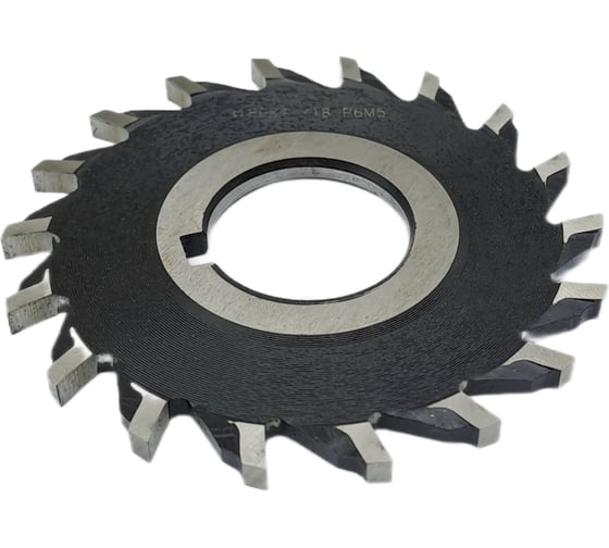 Изображение товара Фреза дисковая трехсторонняя ф 80x4x27 мм, Р6М5, Z=18, прямой зуб TORNERI Т020048