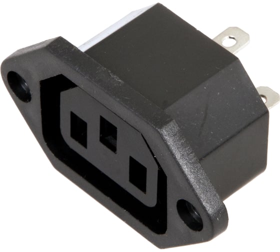 Изображение товара Сетевое гнездо REXANT 3 pin 10А на корпус 25 шт 11-0002