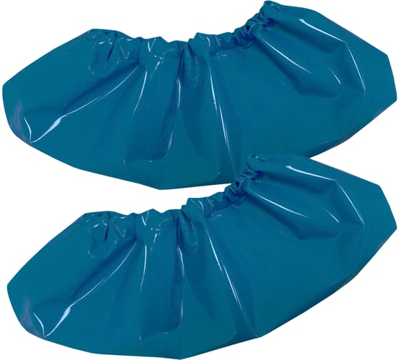 Изображение товара Бахилы POLYPRO синие укороченные 100 мкр в инд.уп.РФ БС100У РФ