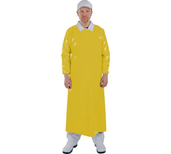 Изображение товара Фартук POLYPRO желтый 150 мкр L в инд.уп.РФ ФЖ150 L РФ