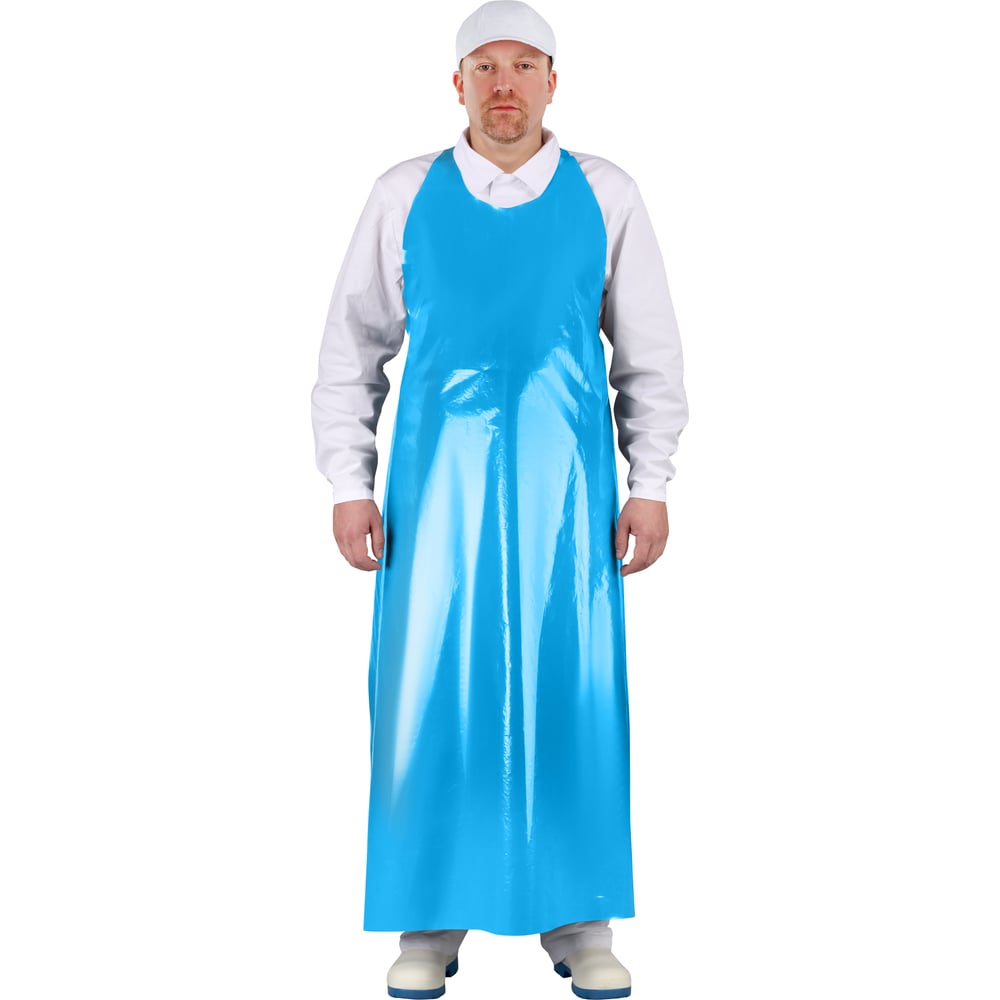Изображение товара Передник POLYPRO голубой 150 мкр 114 см в инд.упак.