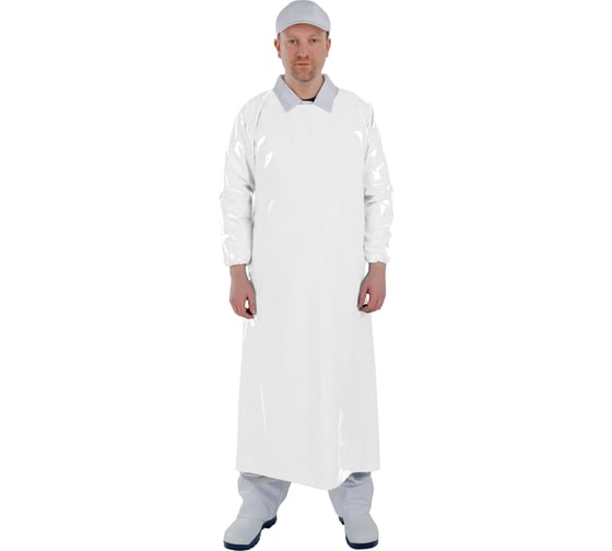 Изображение товара Фартук POLYPRO белый 150 мкр XXL в инд.уп.РФ ФБ XXL 150РФ