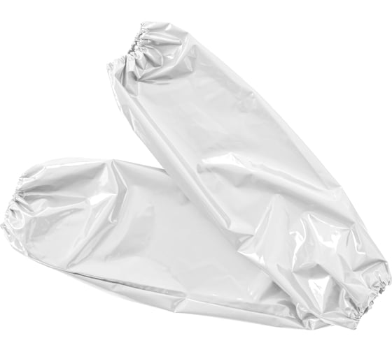 Изображение товара Нарукавники POLYPRO белые 150 мкр 53 см в инд.уп.РФ НБ150 53 РФ