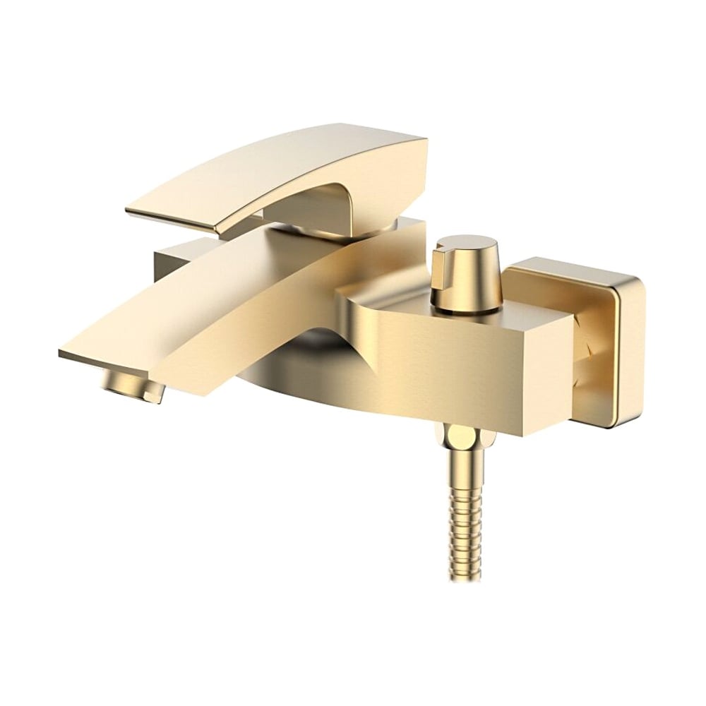 Изображение товара Смеситель для ванны GERHANS K13214Y с матовым покрытием и встроенной лейкой