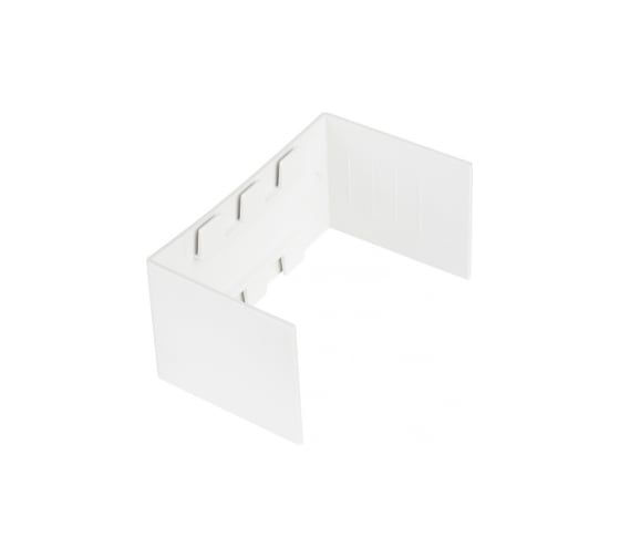 Изображение товара Соединитель EKF, Plast PROxima Белый 4шт conw-40-25x4