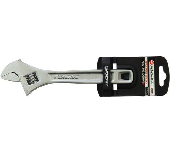 Изображение товара Разводной ключ Forsage Profi CRV 15"-375мм , на пластиковом держателе F-649375(5493)