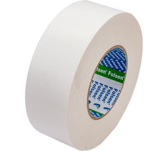 Изображение товара Бумажная двусторонняя лента Folsen 50мм x 50м, тишью 0335015050