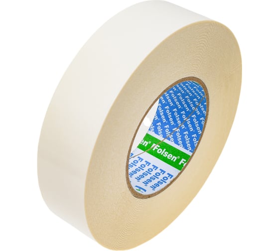 Изображение товара Бумажная двусторонняя лента Folsen 38мм x 50м, тишью 0335015038