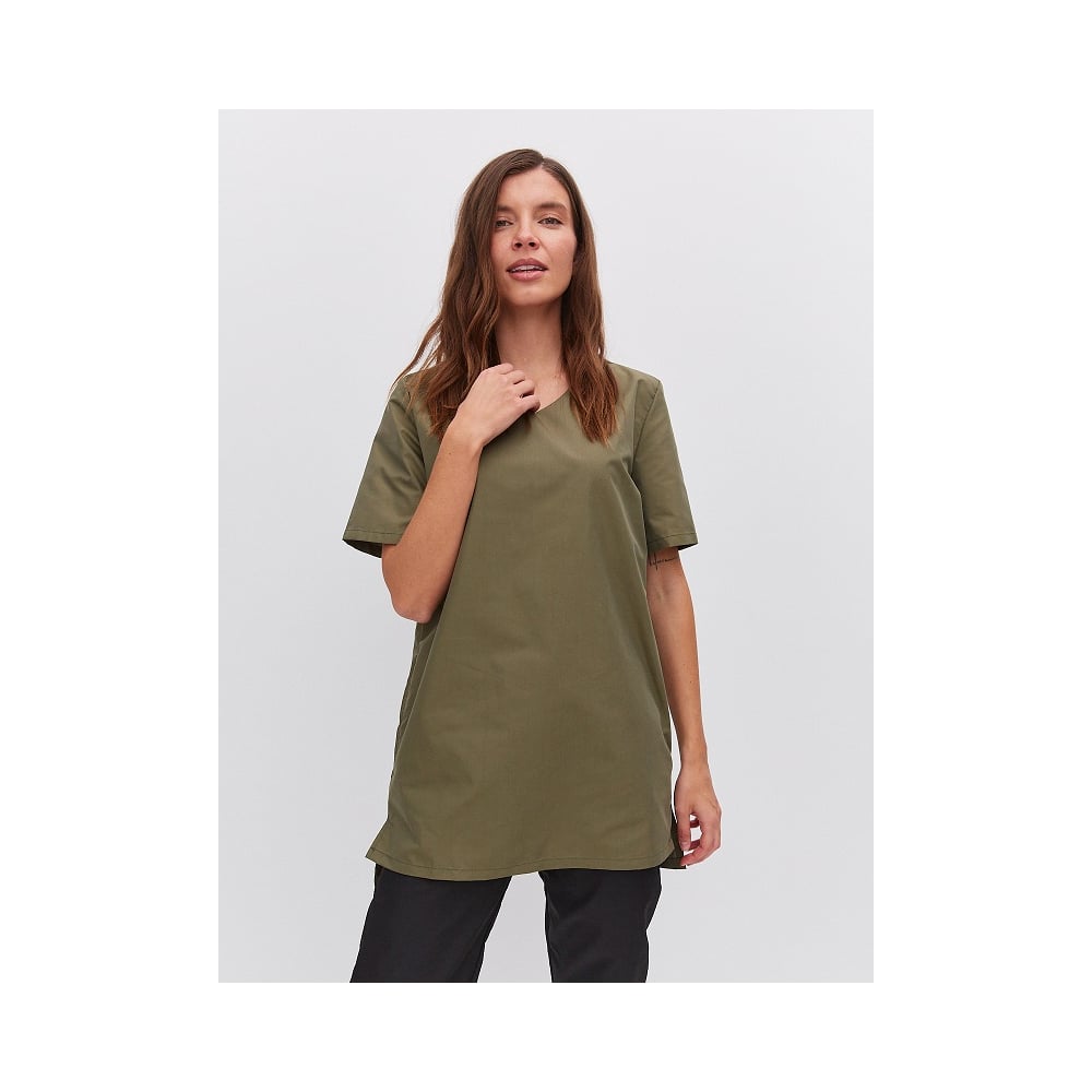 Изображение товара Женская блуза ООО ГУП Бисер Вероника олива, size 60-62, короткий рукав