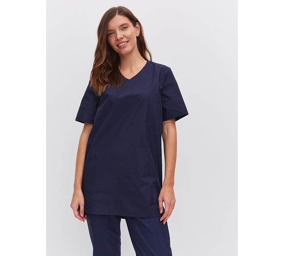 Изображение товара Блуза женская ООО ГУП Бисер Вероника синий, размер 40-42, рост 170-176 4660391413238