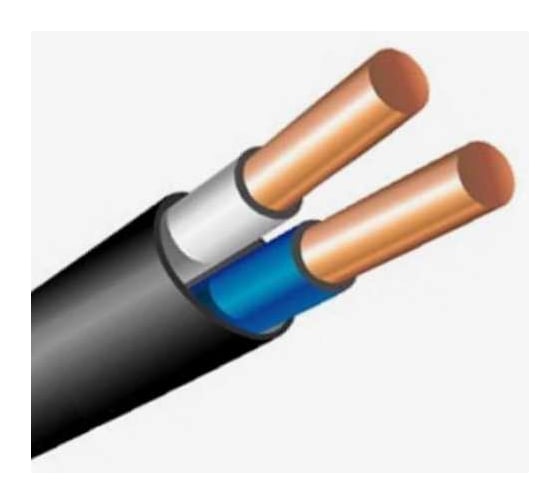 Изображение товара Кабель ООО «Радиус» ВВГ-Пнг(А) 660 В 2x2,5 ок (N) 100 метров TR4140