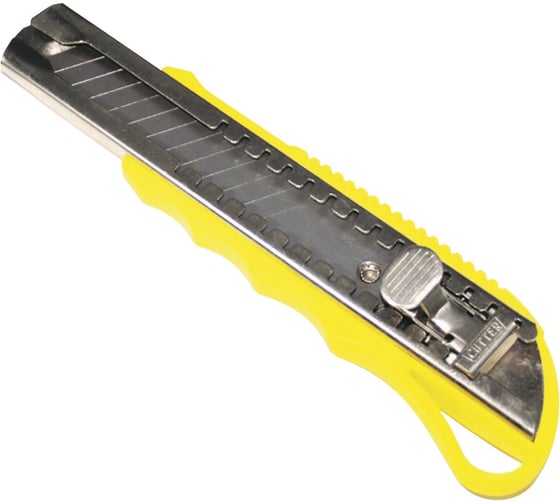 Изображение товара Универсальный нож ON с сегментированным лезвием 25мм, квадратный фиксатор 13-05-003