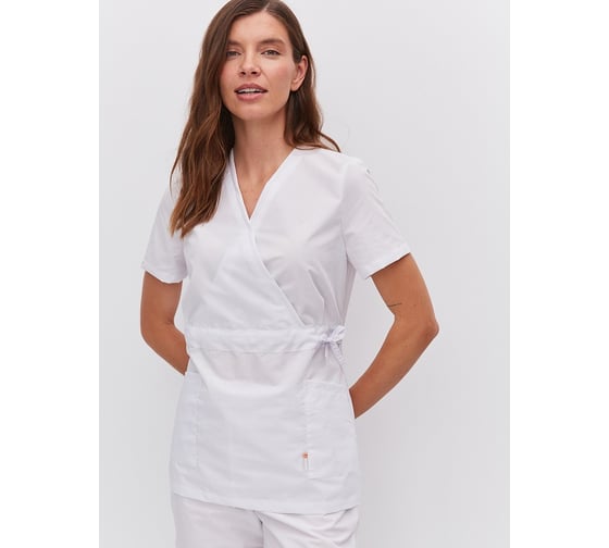 Изображение товара Блуза женская ООО ГУП Бисер Аура белый, размер 44-46, рост 170-176 4660391413108