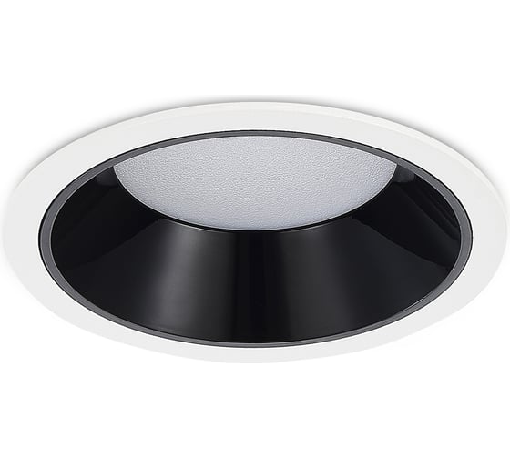 Изображение товара Светильник встраиваемый ST LUCE черный LED 1*12W 4000K 1 080Lm Ra80 120 IP20 D105xH50 100-240V ST755.448.12
