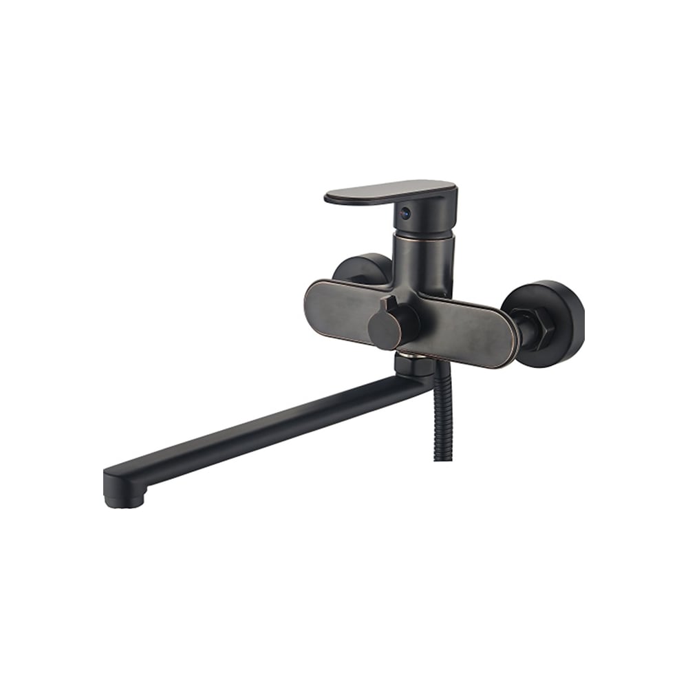 Изображение товара Смеситель для ванны GERHANS K13122T однорычажный современный с выдвижным изливом