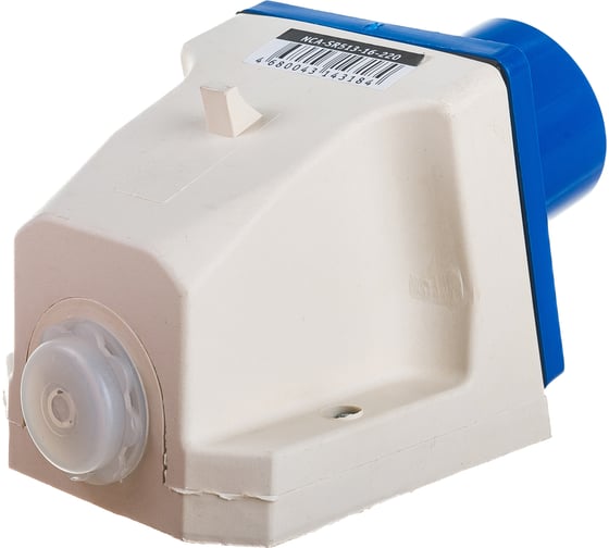 Изображение товара Вилка Navigator 14 318 NCA-SR513-16-220 стационарная 16А 2P+PE IP44 14318