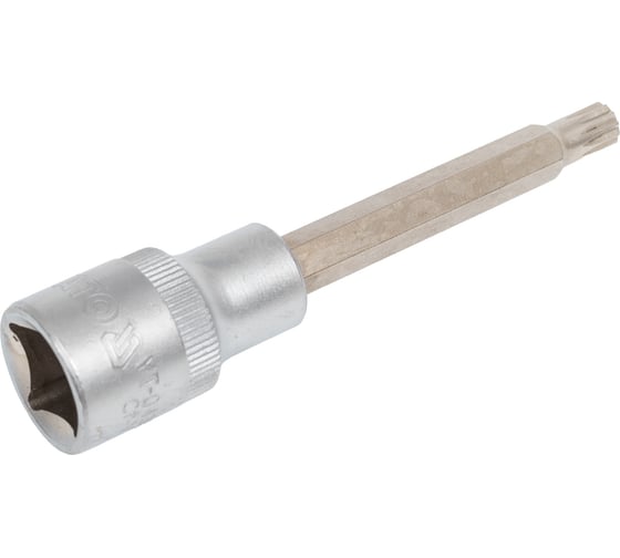 Изображение товара Головка торцовая YATO 1/2" с битой SPLINE М8 100мм YT-04352 371504352 092 1