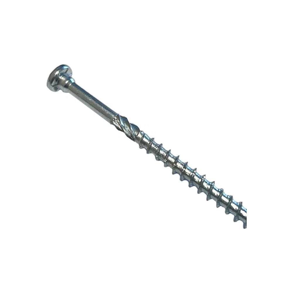 Изображение товара Евро-винт по дереву HIMTEX fix белый цинк Torx 25 5x100 (100 шт.)