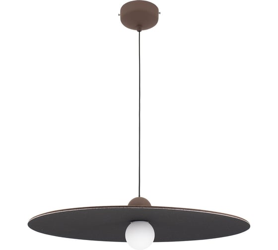 Изображение товара Светильник подвесной Moderli светодиодный Niko 7 Вт фетр, стекло, алюминий коричневый, черный V11093-PL