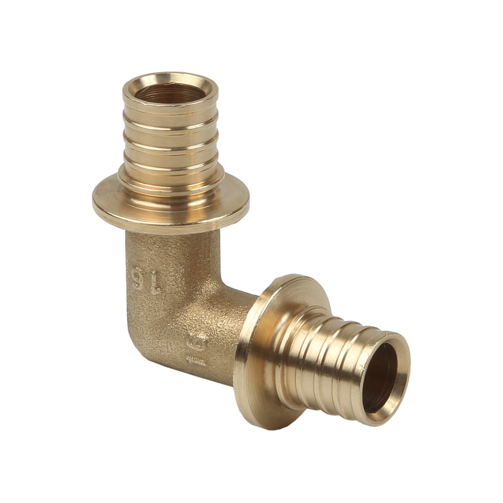 Изображение товара Угольник аксиальный SANEXT 90 С 50 мм профессиональный латунь