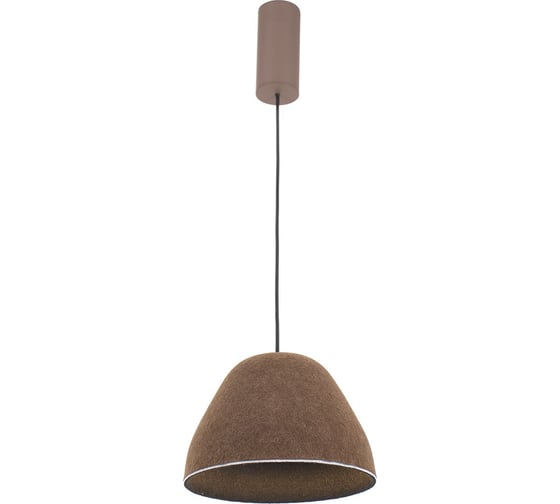 Изображение товара Светильник подвесной Moderli светодиодный Welli 3 Вт фетр, акрил, алюминий коричневый, черный V11096-PL