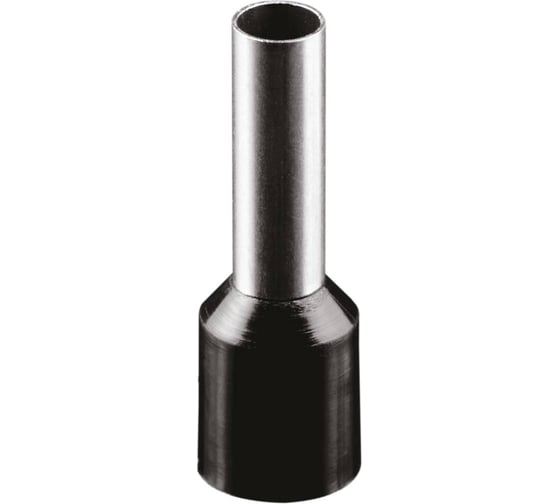 Изображение товара Наконечник Navigator 71 911 NET-E6012-B10 Е-гильзы НШВИ черный 10 шт/упак 71911