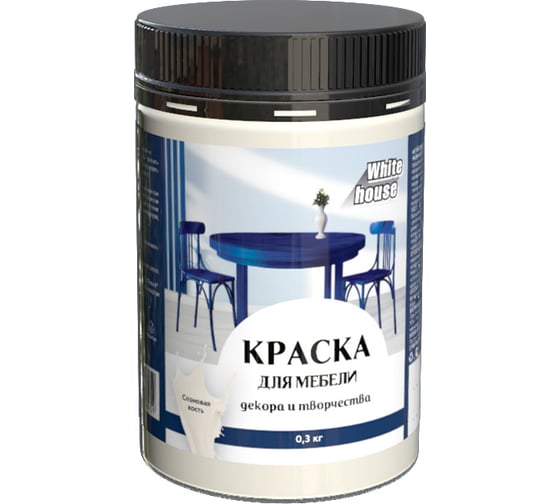 Изображение товара Краска для мебели White House слоновая кость 300 г 22750