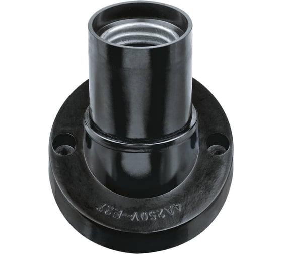 Изображение товара Электрический патрон Navigator 71 607 NLH-BL-W1-E27 карболит настенный наклонный Е27 50 штук 71607