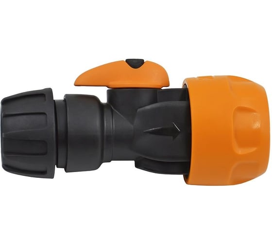 Изображение товара Коннектор для шланга быстросъёмный с краном 1/2-5/8 12-15мм GF GF80005024