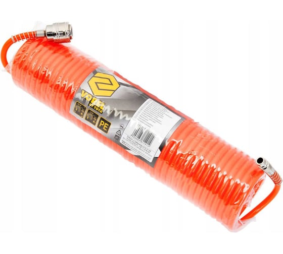 Изображение товара Шланг спиральный с быстросъемным соединением (10 м; 5х8 мм) VOREL 81491