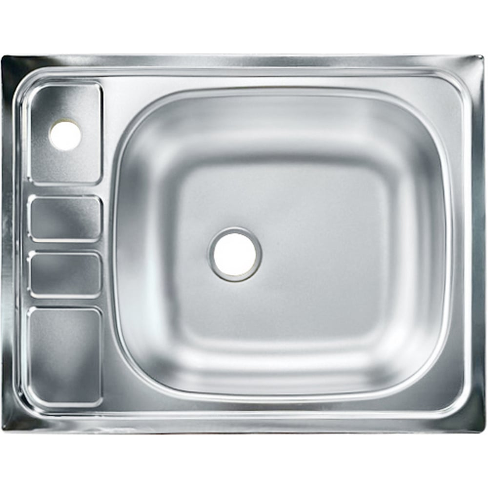 Изображение товара Мойка UKINOX Классика CLM560.435---5K 1R врезная одночашевая с крылом слева