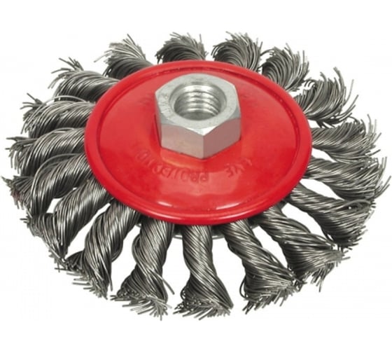 Изображение товара Щетка-крацовка (100 мм; М14) VOREL 06977