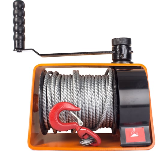 Изображение товара Ручная червячная лебедка TOR ЛРЧ 500 VS 0.5 т, 25 м 113057