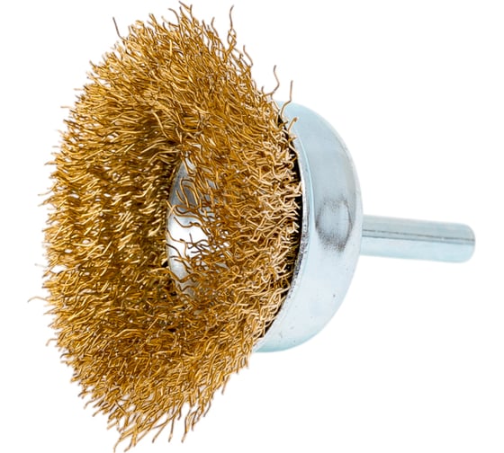 Изображение товара Щетка-крацовка со стержнем чашка 50 мм VOREL 06987