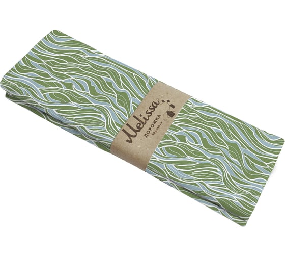 Изображение товара Дорожка MONA LIZA 507005/7-1 50х140 см Organic зеленая Мелисса 4630112453249