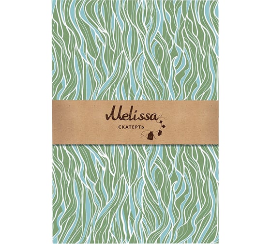 Изображение товара Скатерть MONA LIZA 5060496/7-1 150х180 см Organic зеленая Мелисса 4630112453775