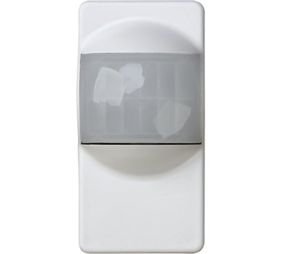 Изображение товара Проходной датчик движения Simon, 500Вт, узкий модуль, S27, белый 27342-34