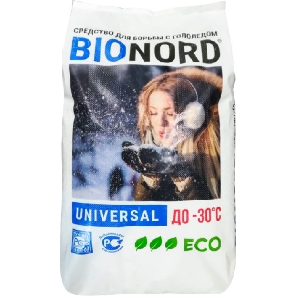 Противогололедный материал БИОНОРД противогололедный реагент бионорд