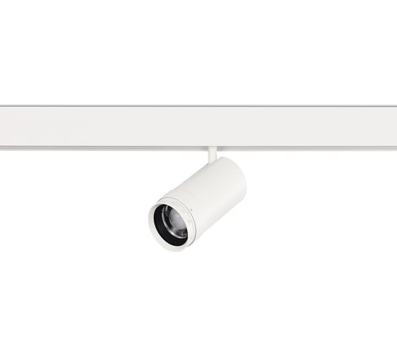 Изображение товара Магнитный трековый светильник ZOOM Белый LED 1х20W 3000K Lm Ra90 10-55 IP20 D60xH170 4 ST luce ST357.536.20
